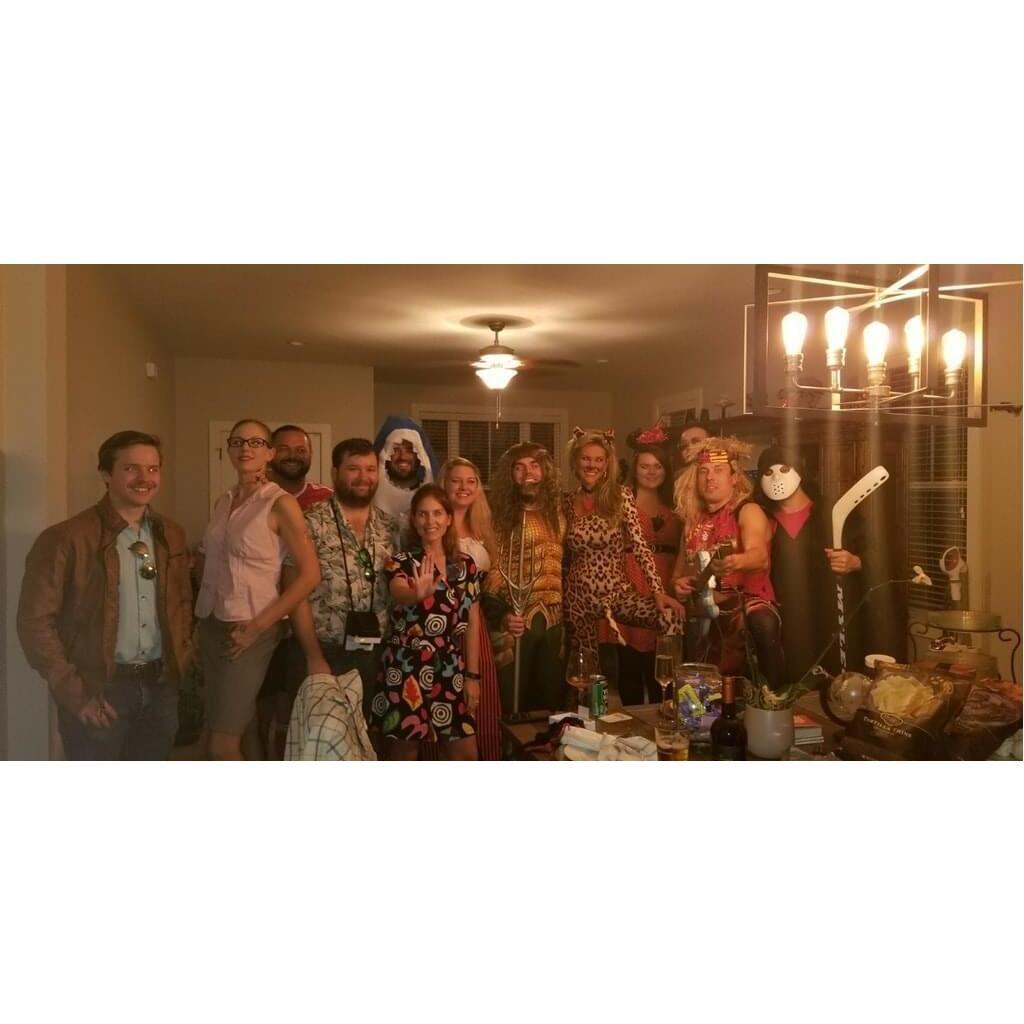 Our 3rd date was a Halloween party at Austin’s house