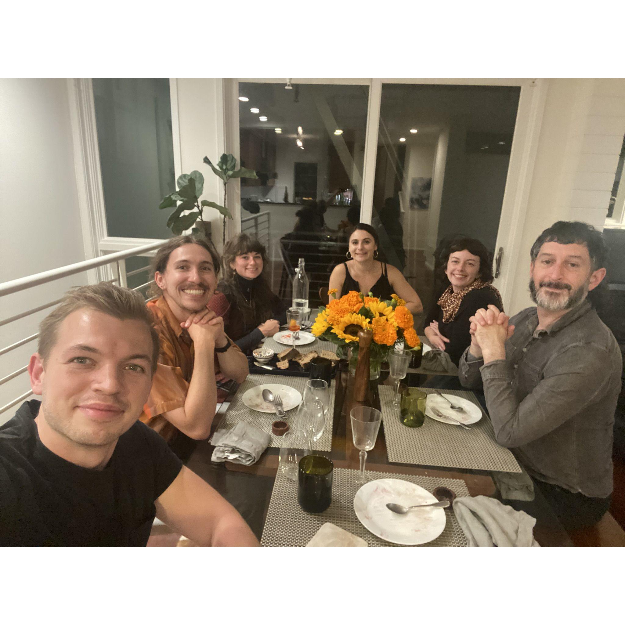 Dinner with the cousins
