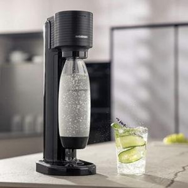 SodaStream Gaia Sparkling Water Maker, Black