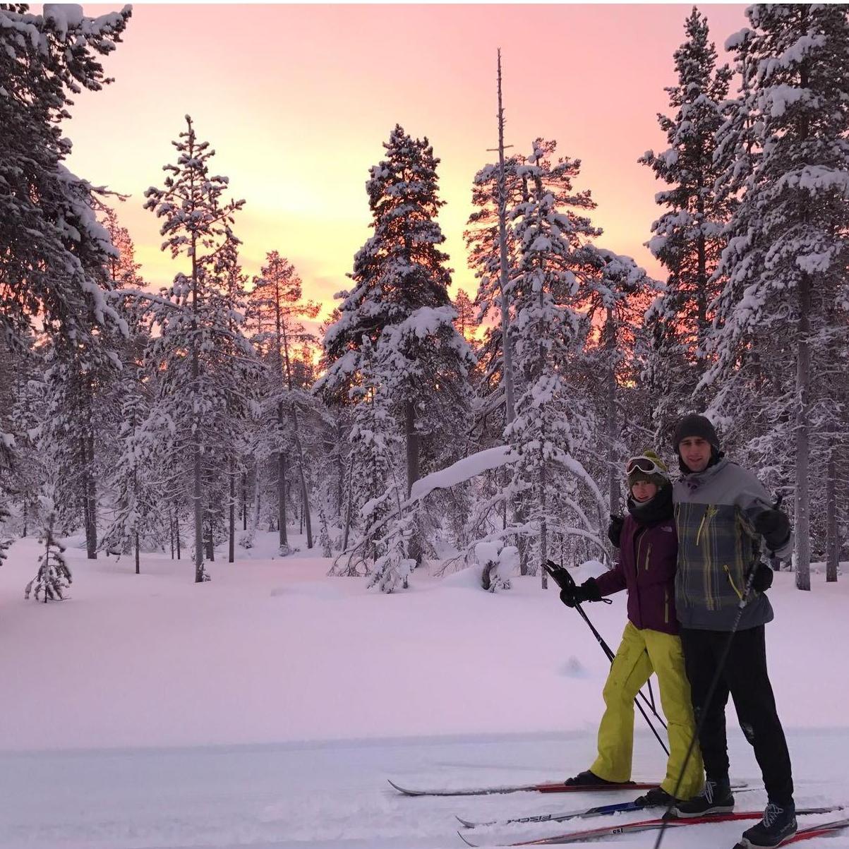 cross country skiing in Finland