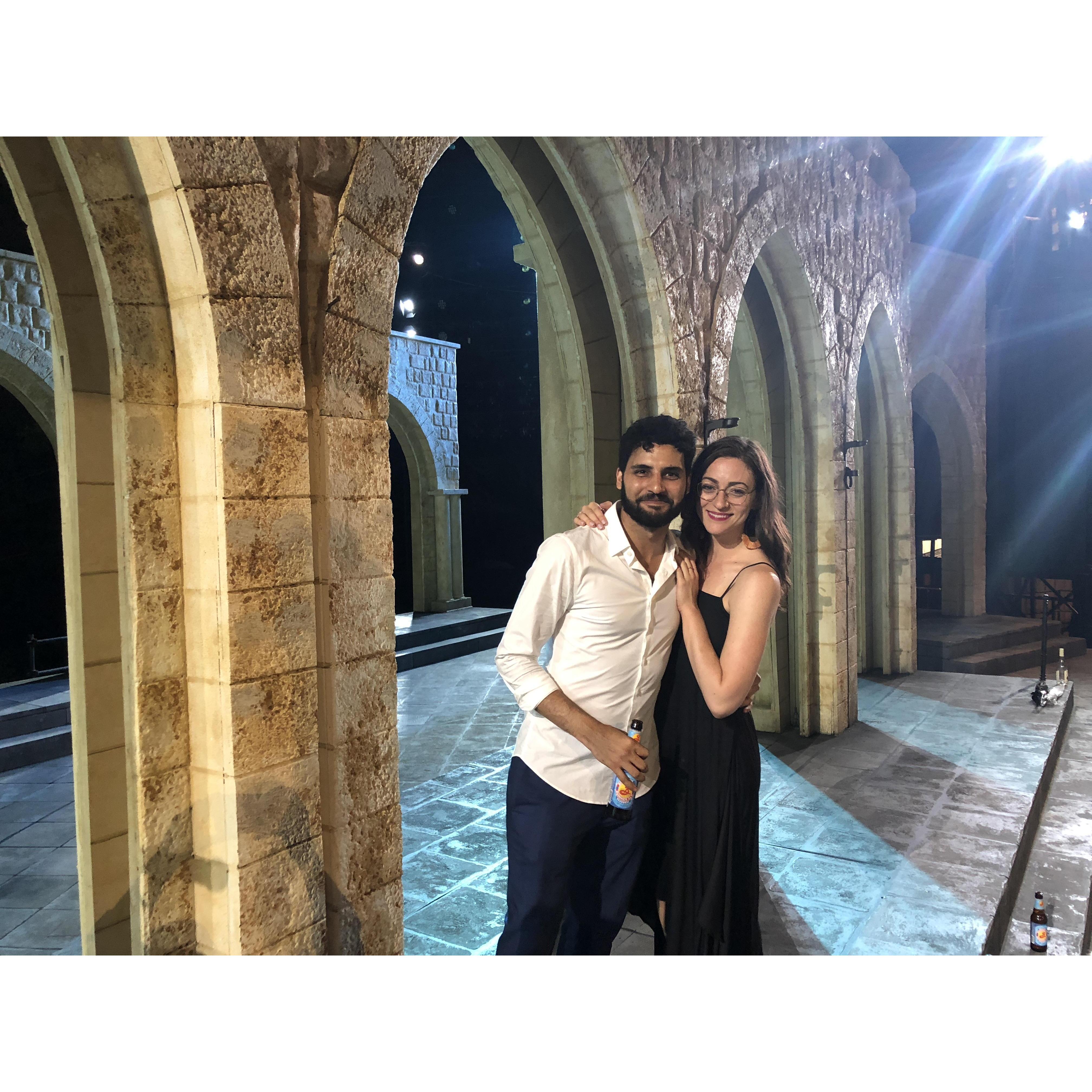Babak's opening when he played Cassio in "Othello" for Shakespeare in the Park! What a magical night.