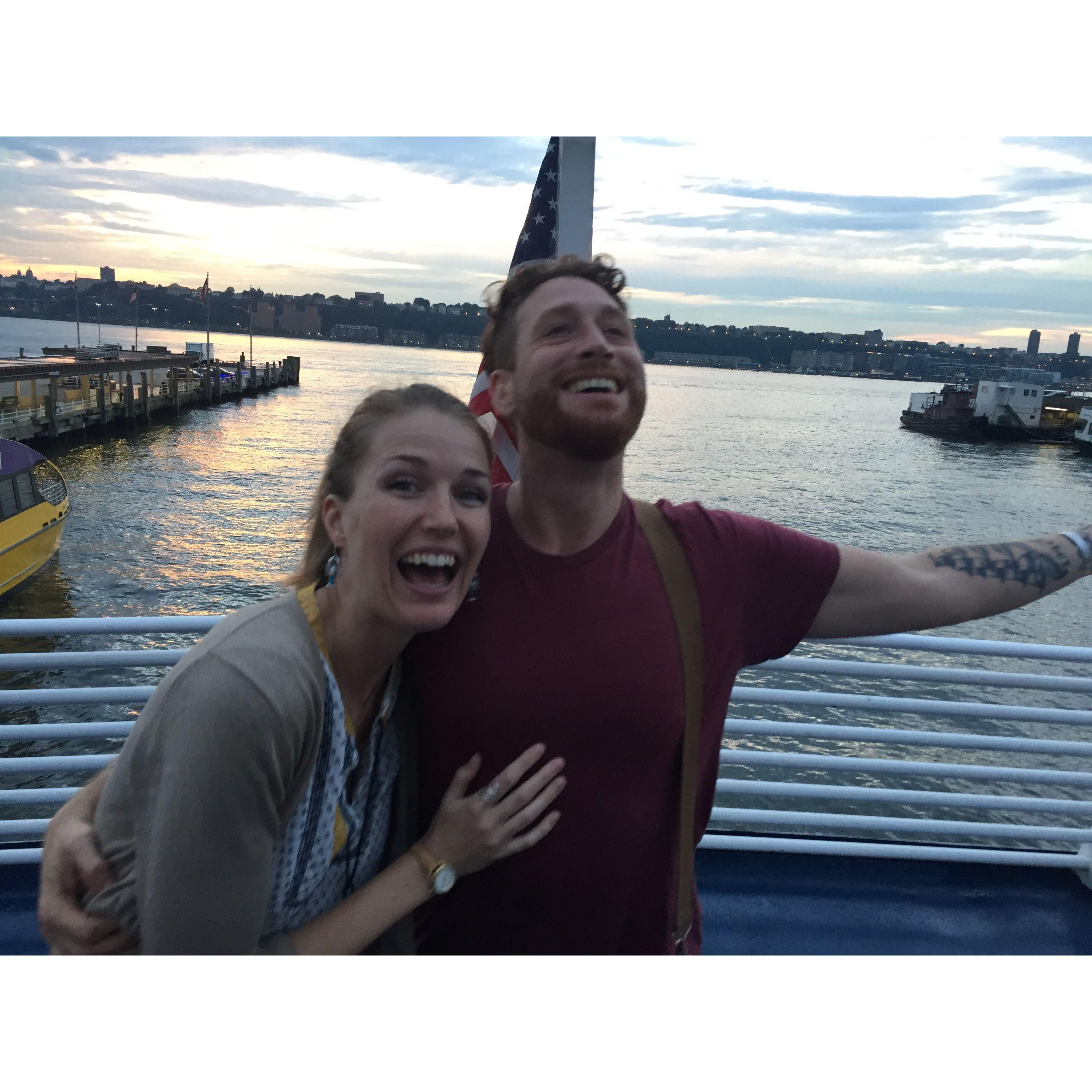 2 years together on the Lobster Boat, 2018