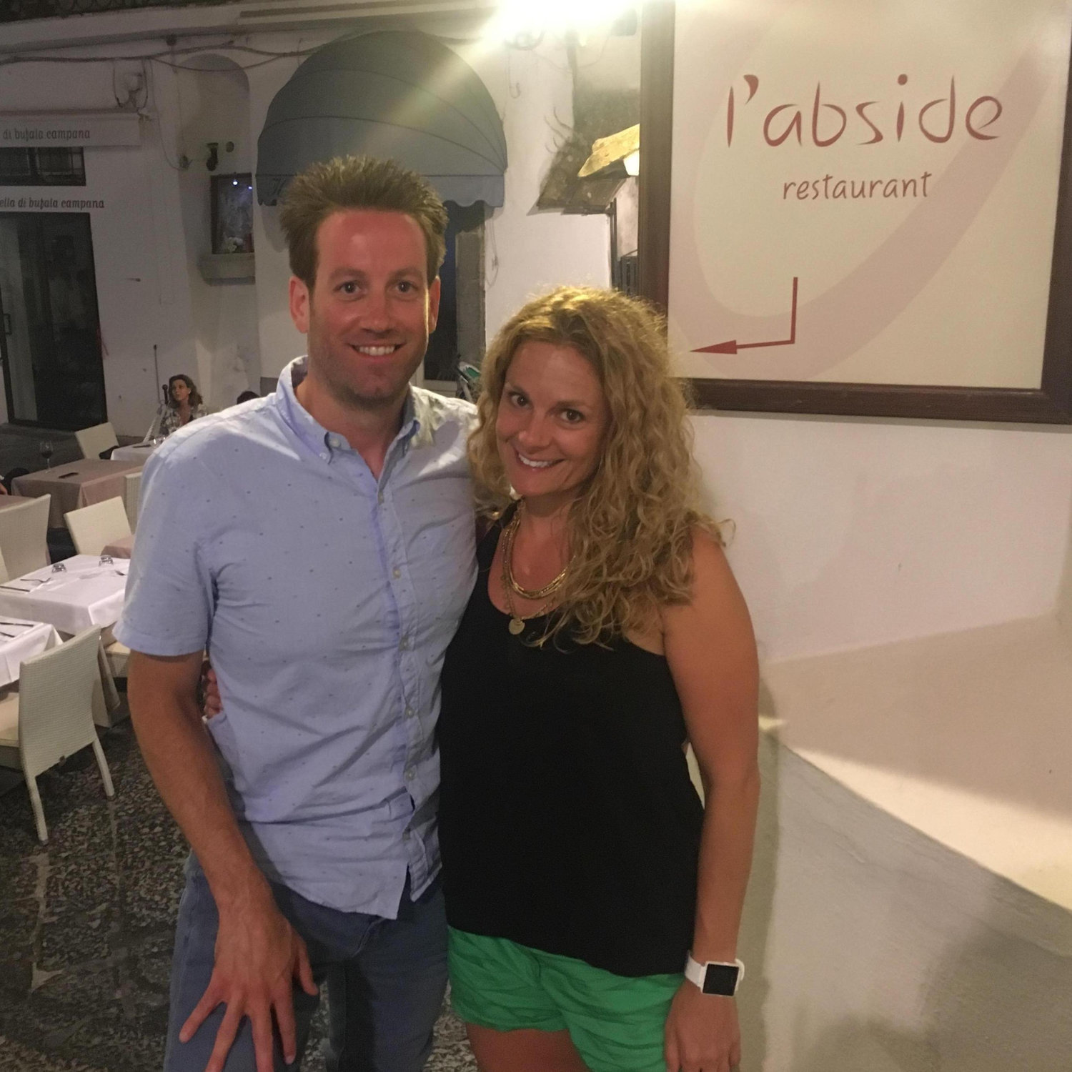 Our romantic dinner on the Amalfi Coast Italy!