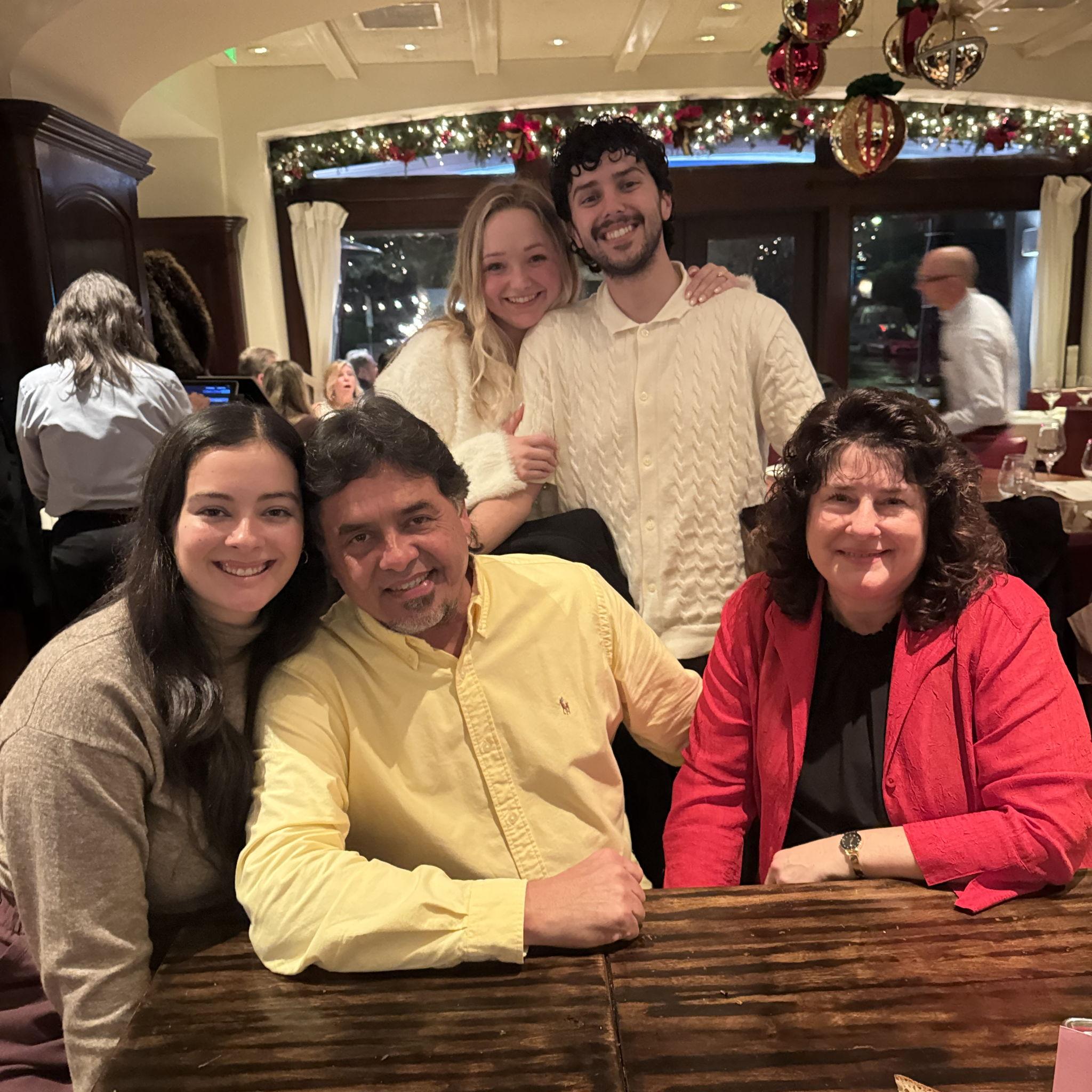Josiah's family at the engagement dinner :)