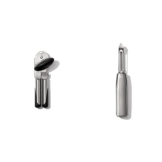 OXO SteeL Can Opener & Steel Swivel Peeler