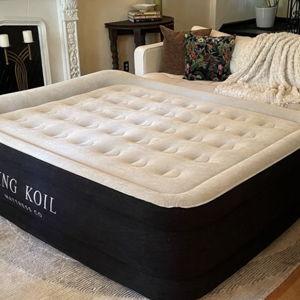King Koil Queen Air Mattress with Built-in High-Speed Pump