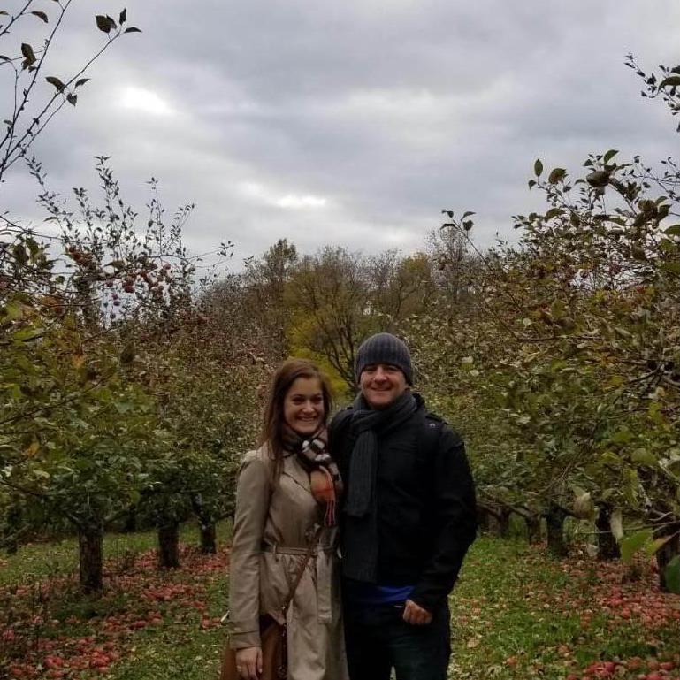 Apple picking in October 2018