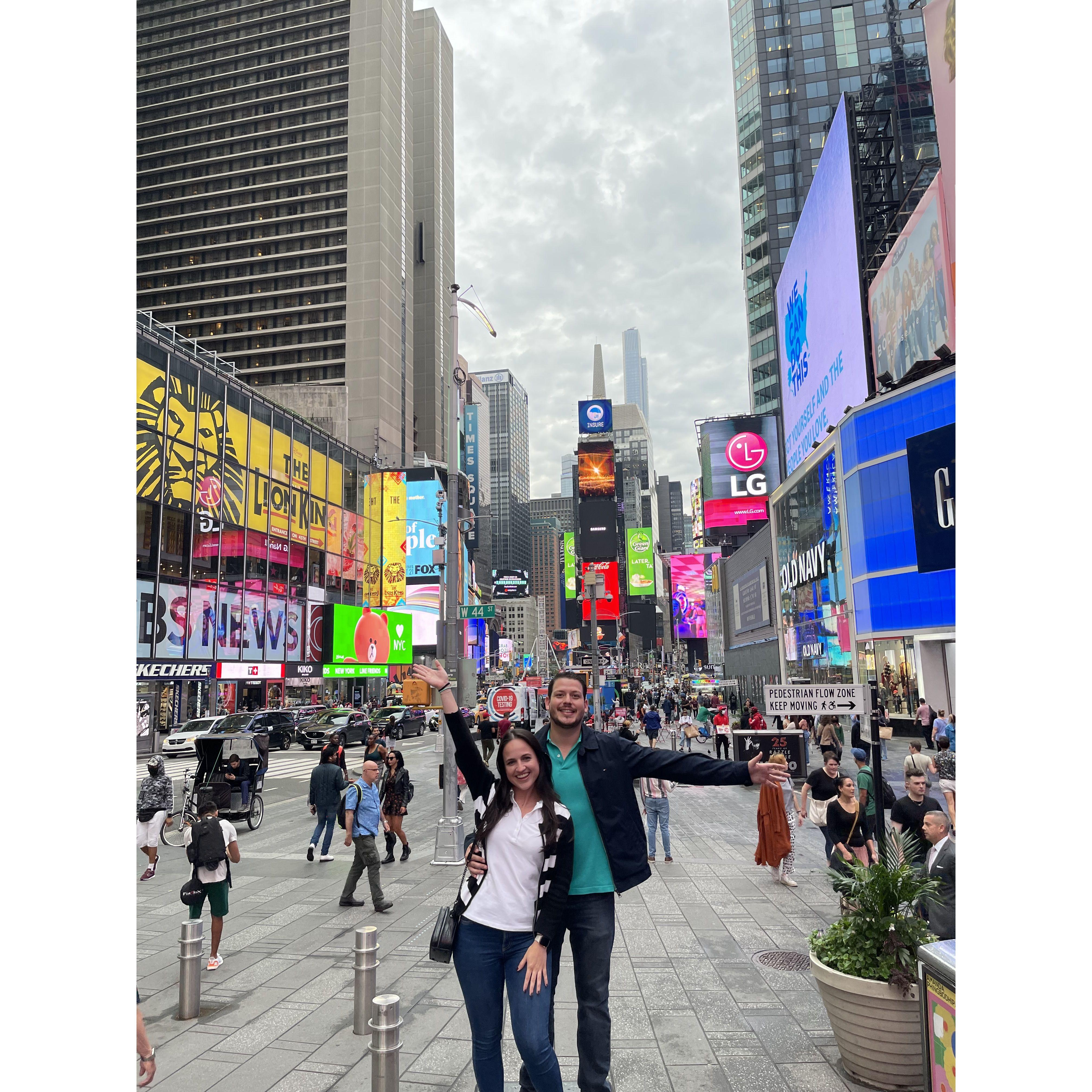 Times Square can't shine as bright as you