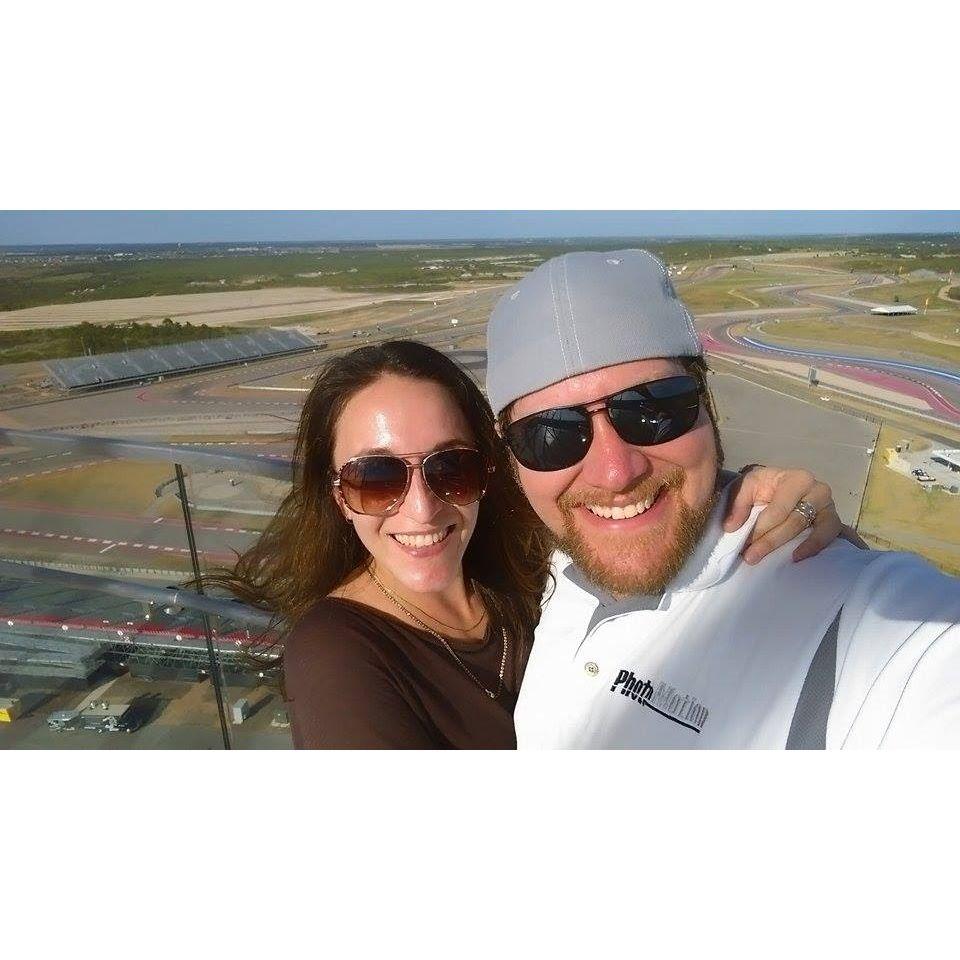 Atop the tower at Circuit of the Americas