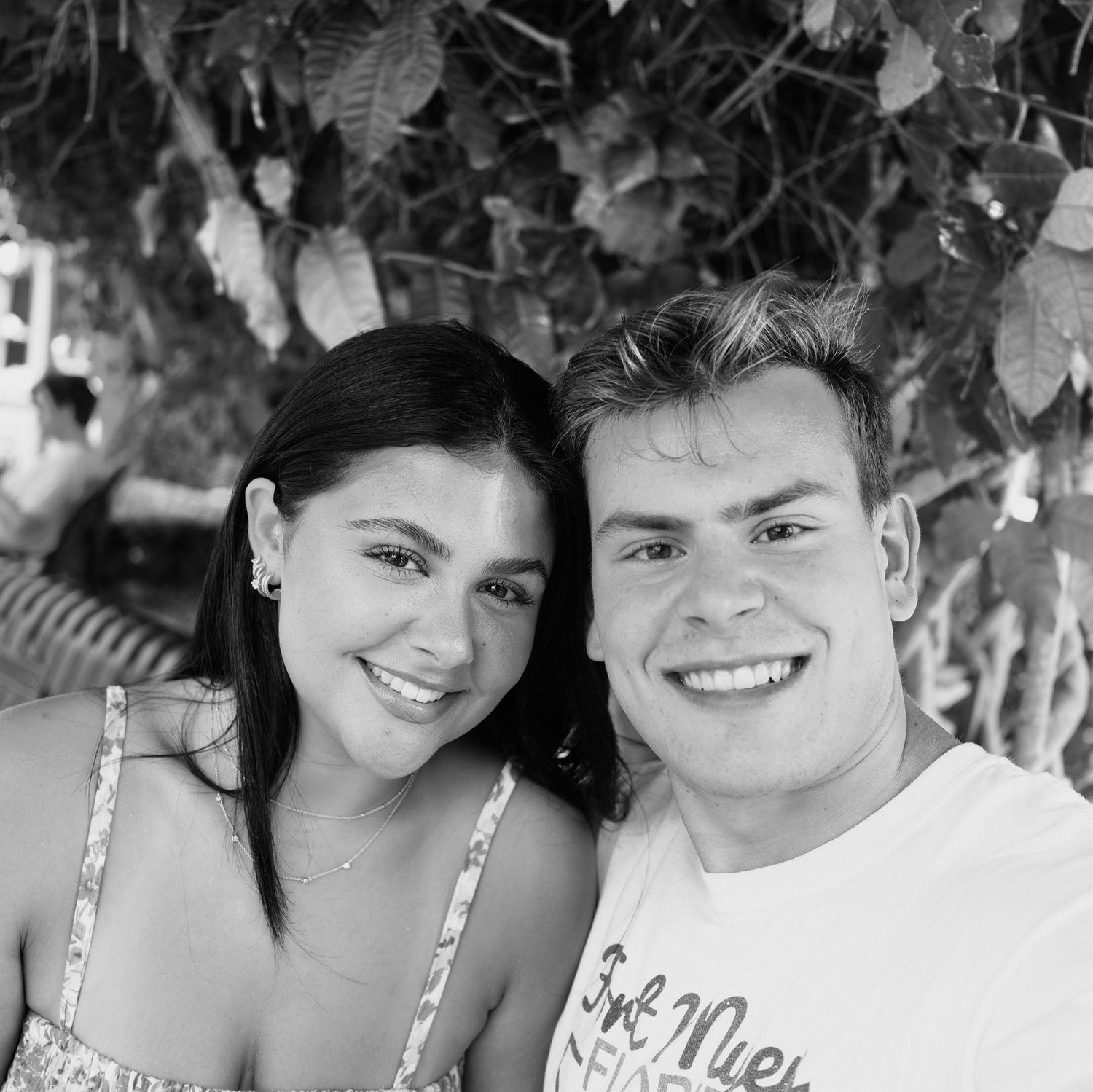 Us on our very first date!