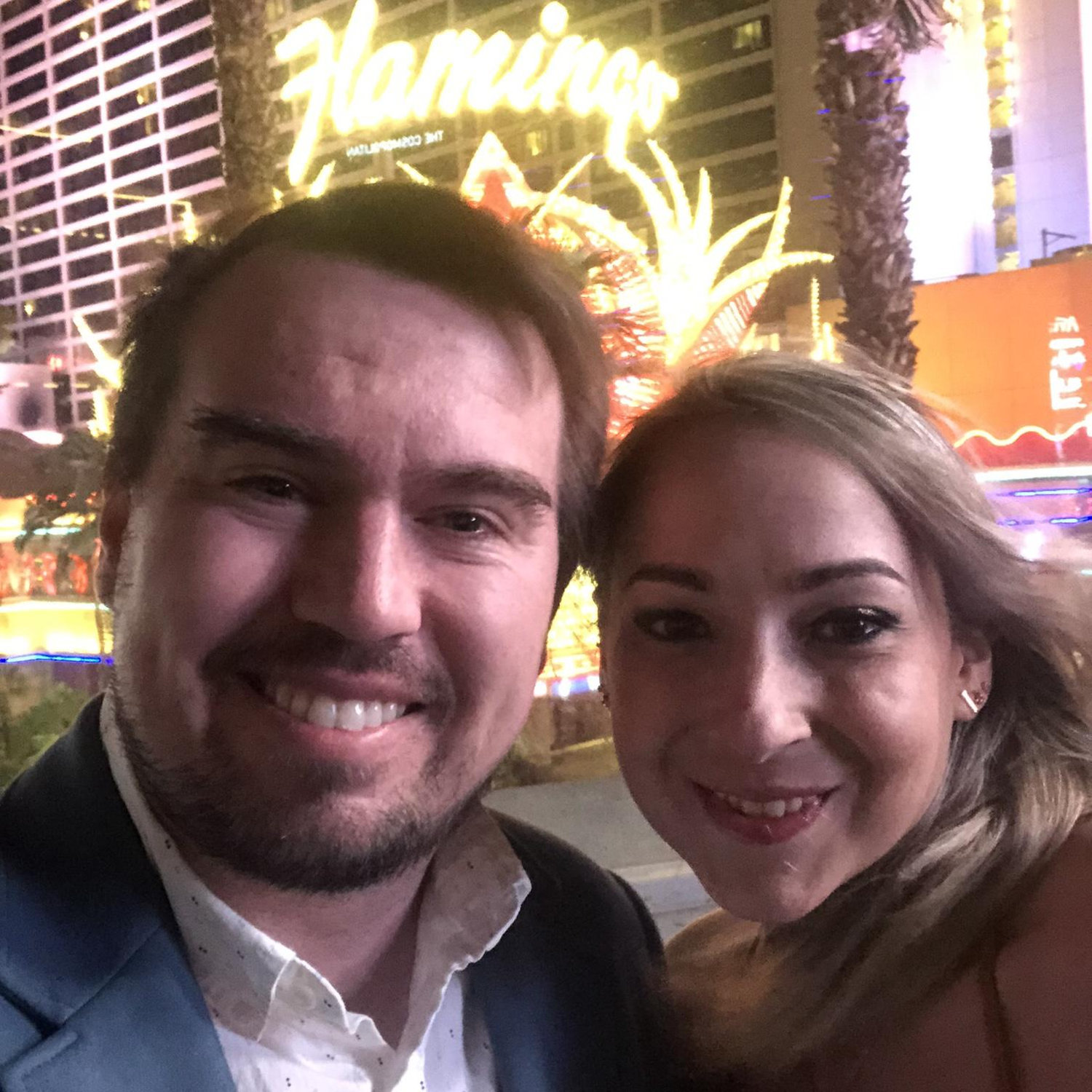 It was so windy on our Vegas trip! We stayed at the Flamingo and it was perfect for us!