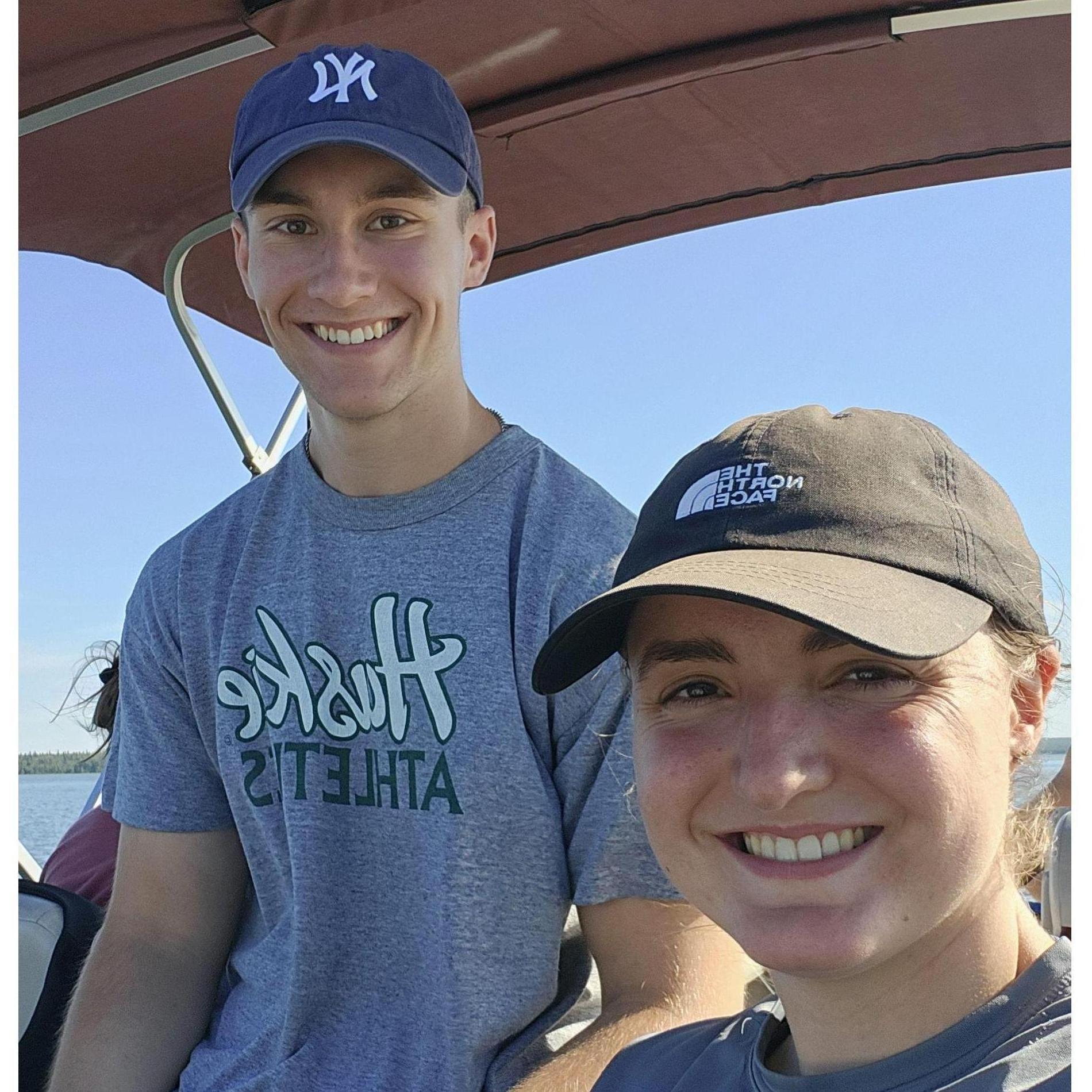Sarah's first time fishing! 
Greenwater lake 2025