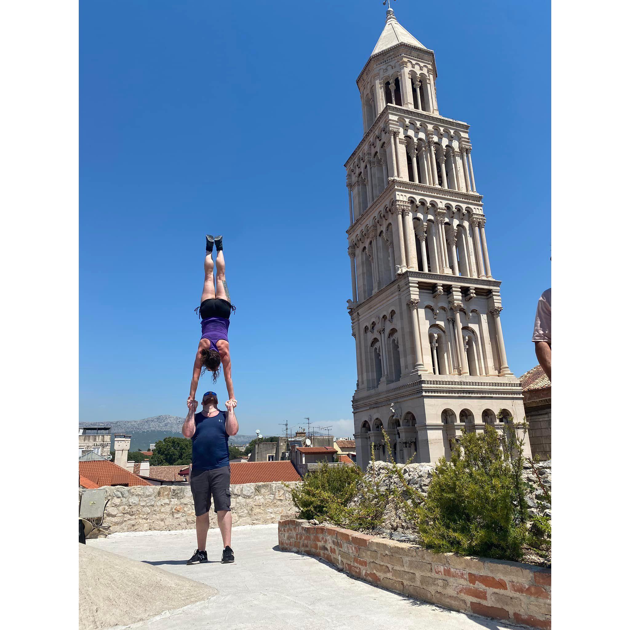 Hand-to-hand in Split, Croatia