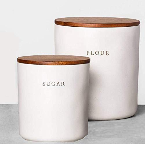 Hearth & Hand with Magnolia - Kitchen Canister Collection (BUNDLE: Sugar; Flour)