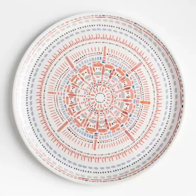 Avril Melamine Medallion Platter