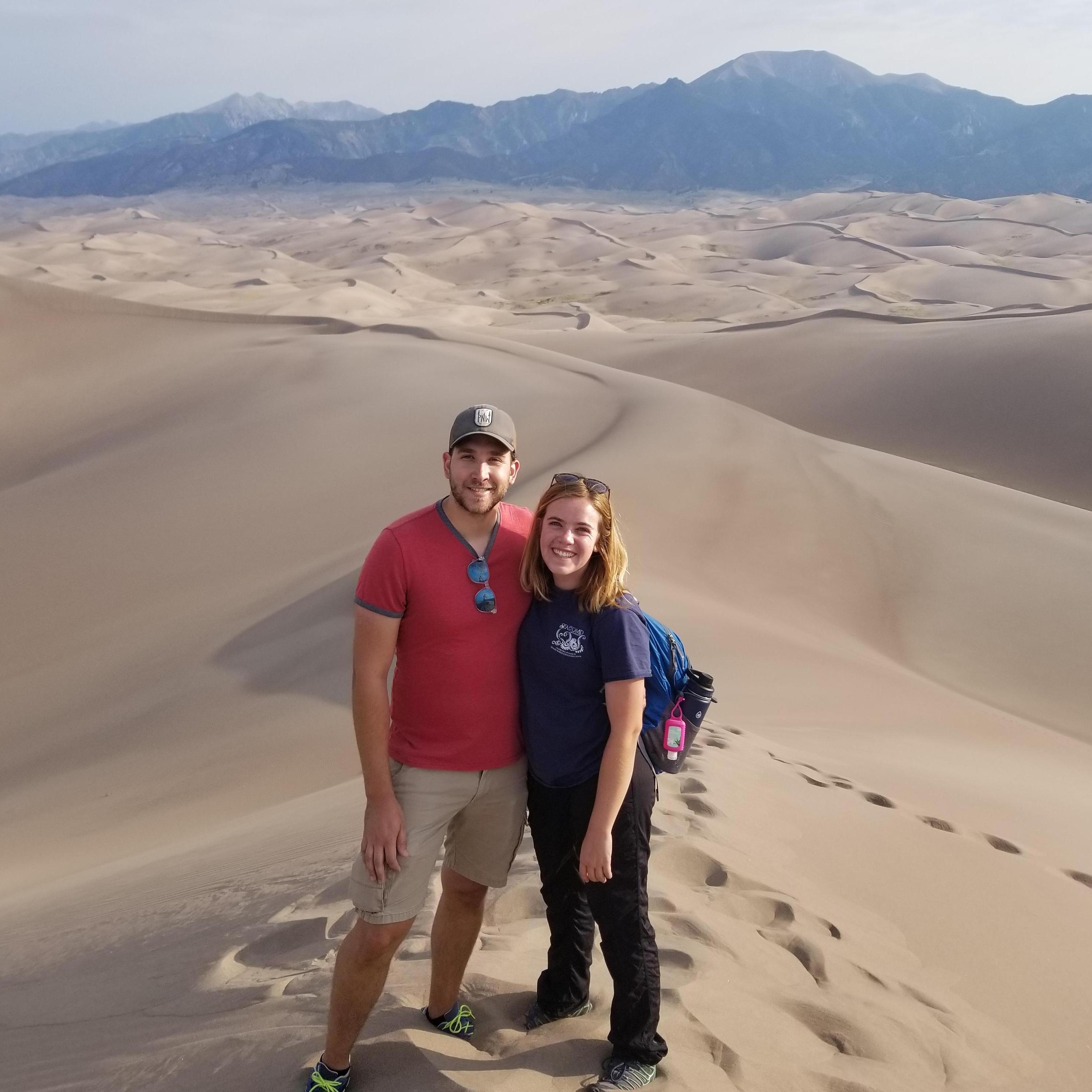 In front of the dune field 2018