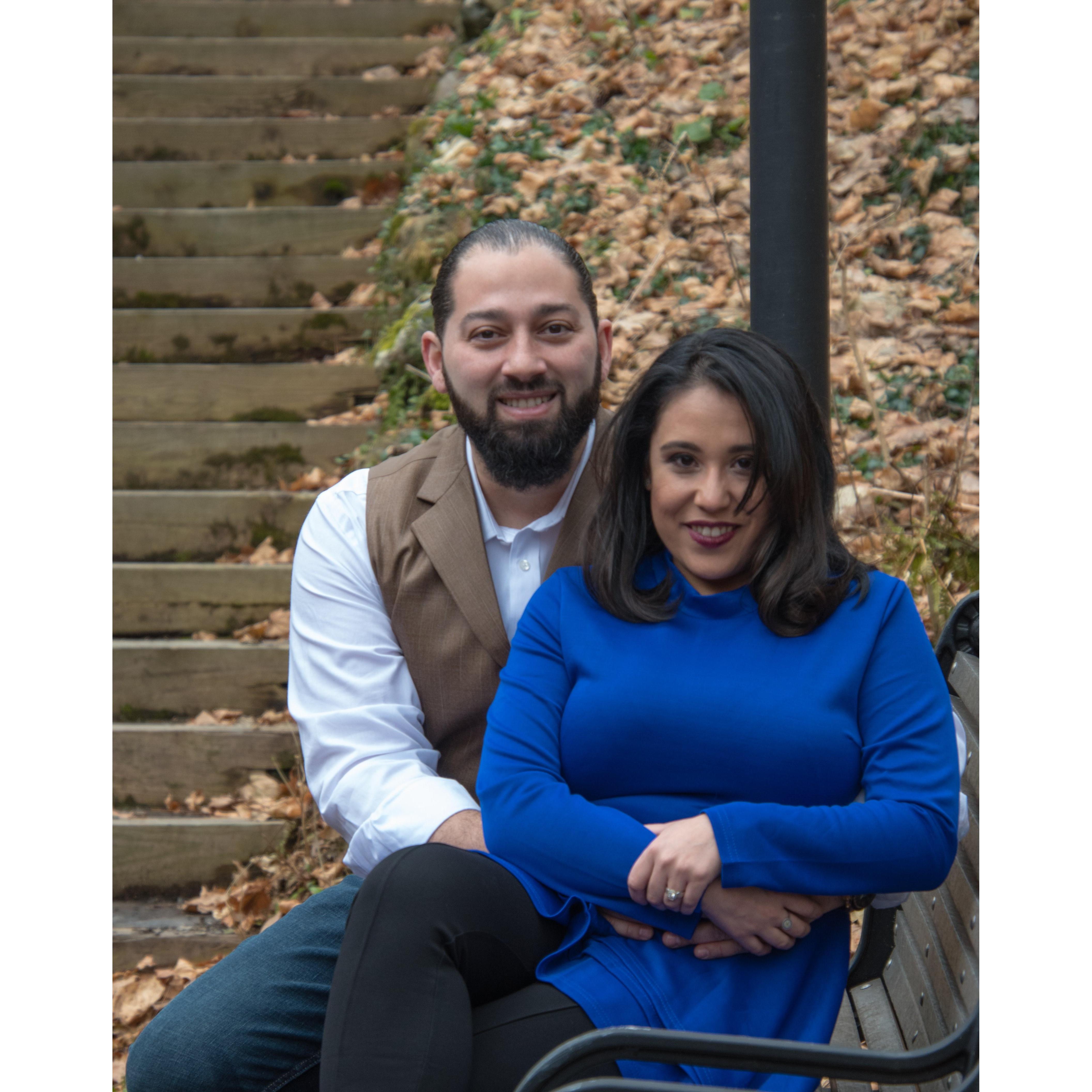 Engagement photo taken by the lovely Stacy Heller.