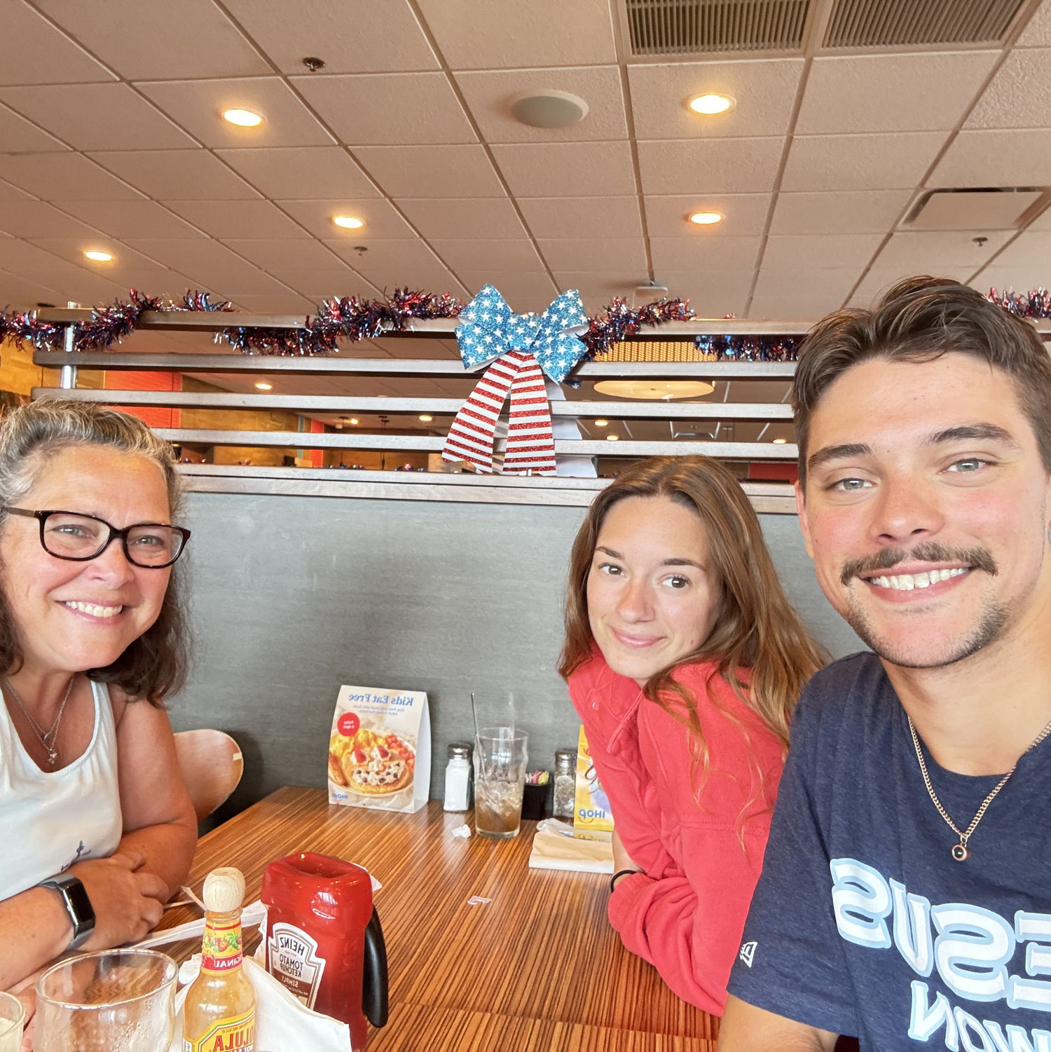 Ash and Ethan took Deanna to her IHop breakfast for her birthday - a York family tradition! 06/28/2026