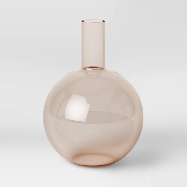 13" x 9" Glass Vase Gray - Project 62™