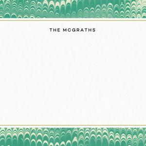 Combed Marble Notecard Set
