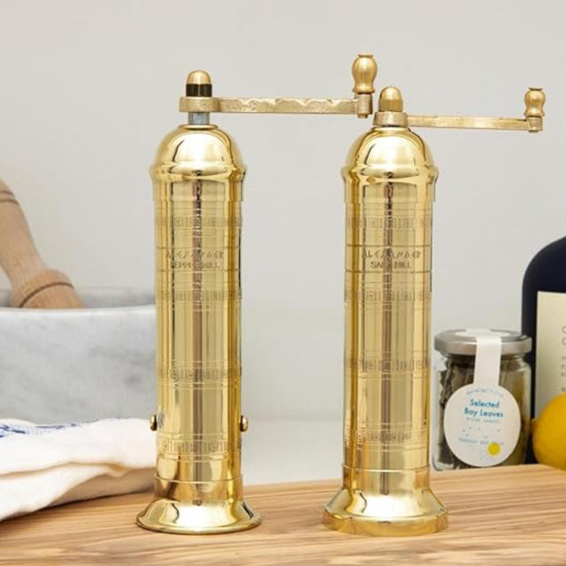 The Original European Mill (Brass, 9-Inch Pepper)