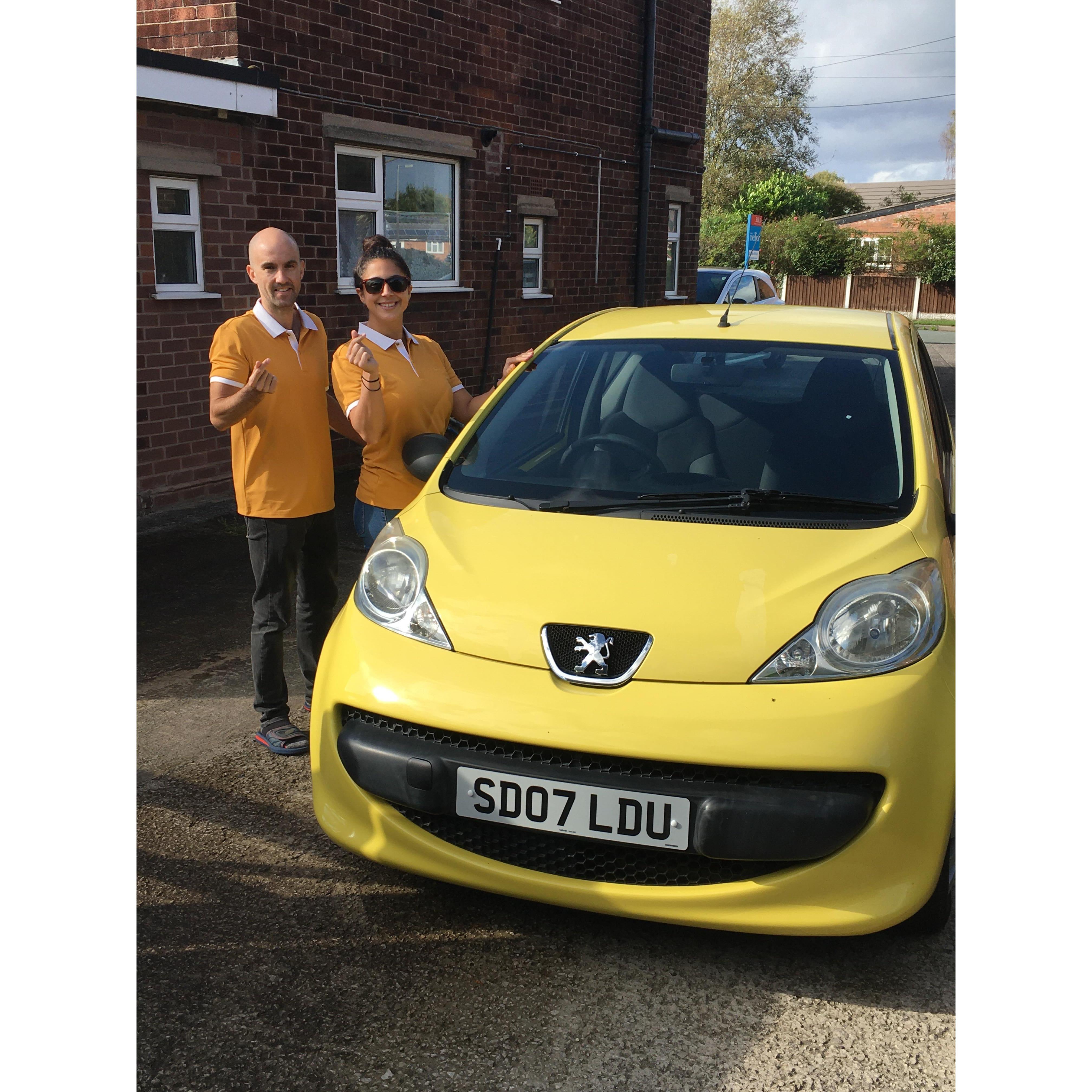 Our car in Cheshire, England