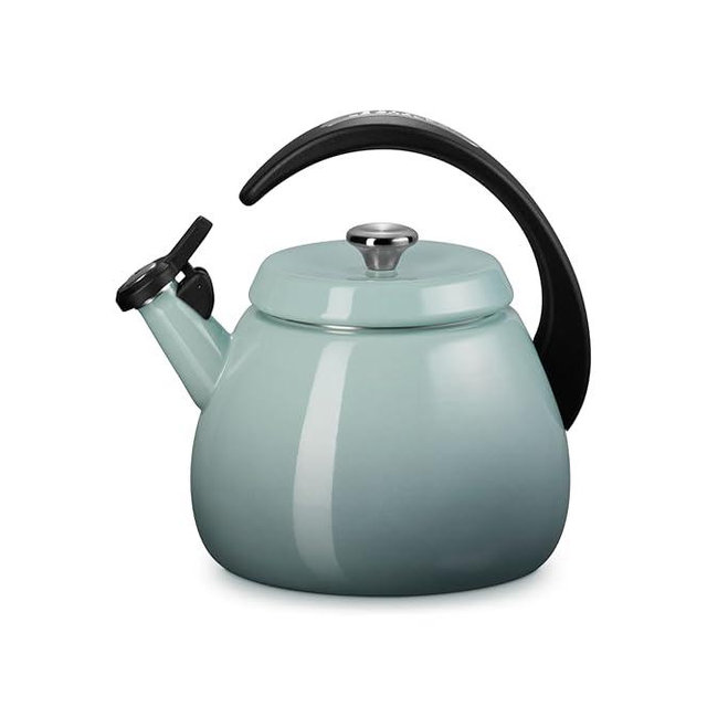 Le Creuset Enamel on Steel Cloche Kettle, 2.2 qt., Sea Salt