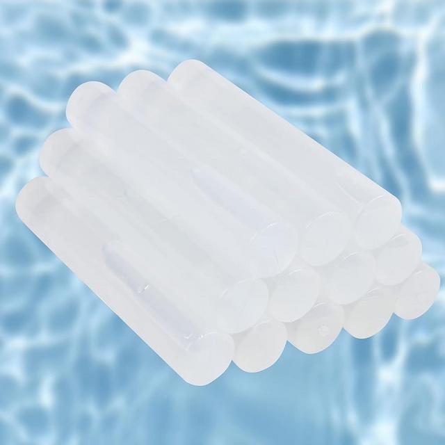 12 Pack Reusable Ice Cubes for Drinks, Quick Freeze Reusable Water Bottle Ice Stick BPA Free, Washable Plastic Clear Ice Cubes for Whiskey, Wine, Coffee (Transparent)