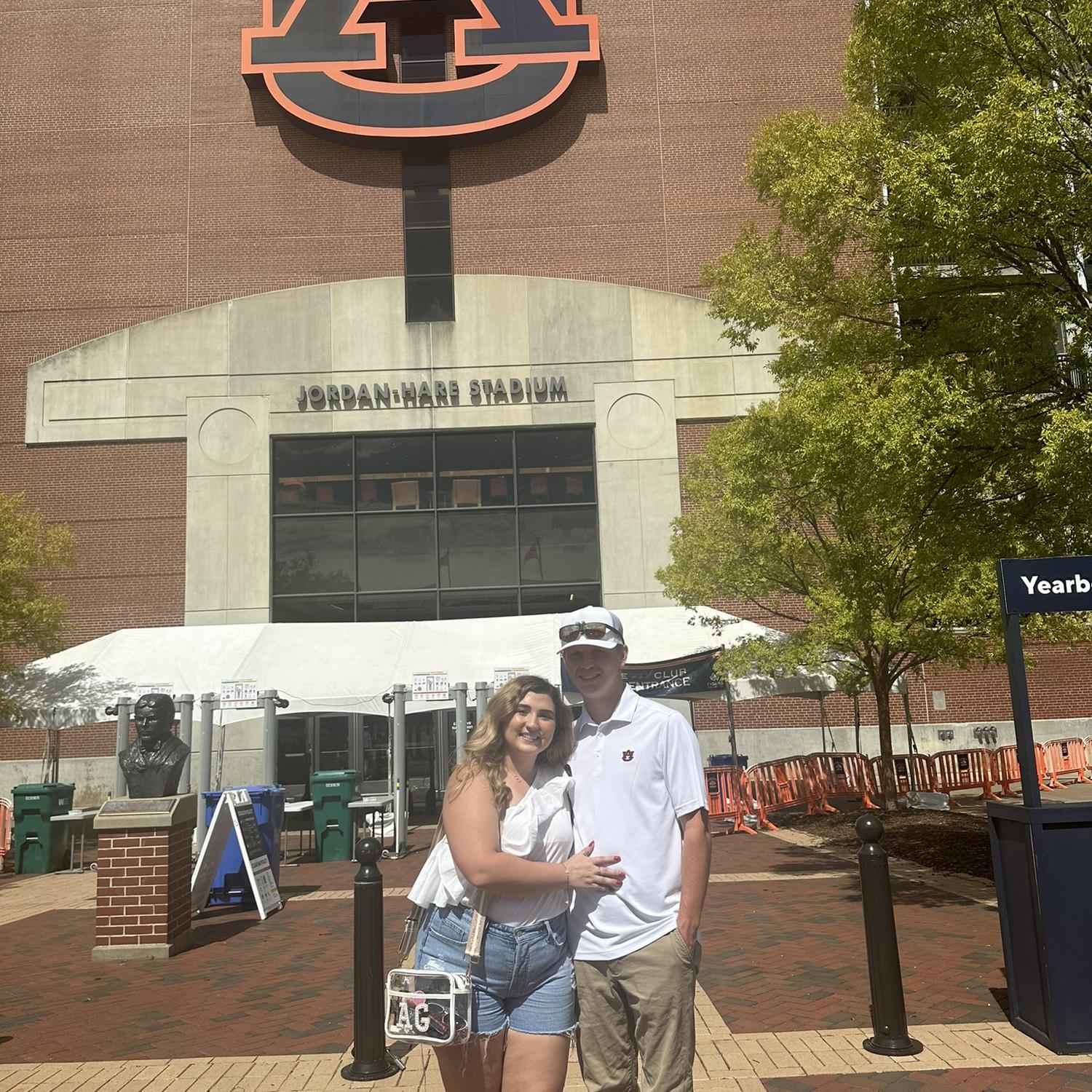 First Auburn football game together