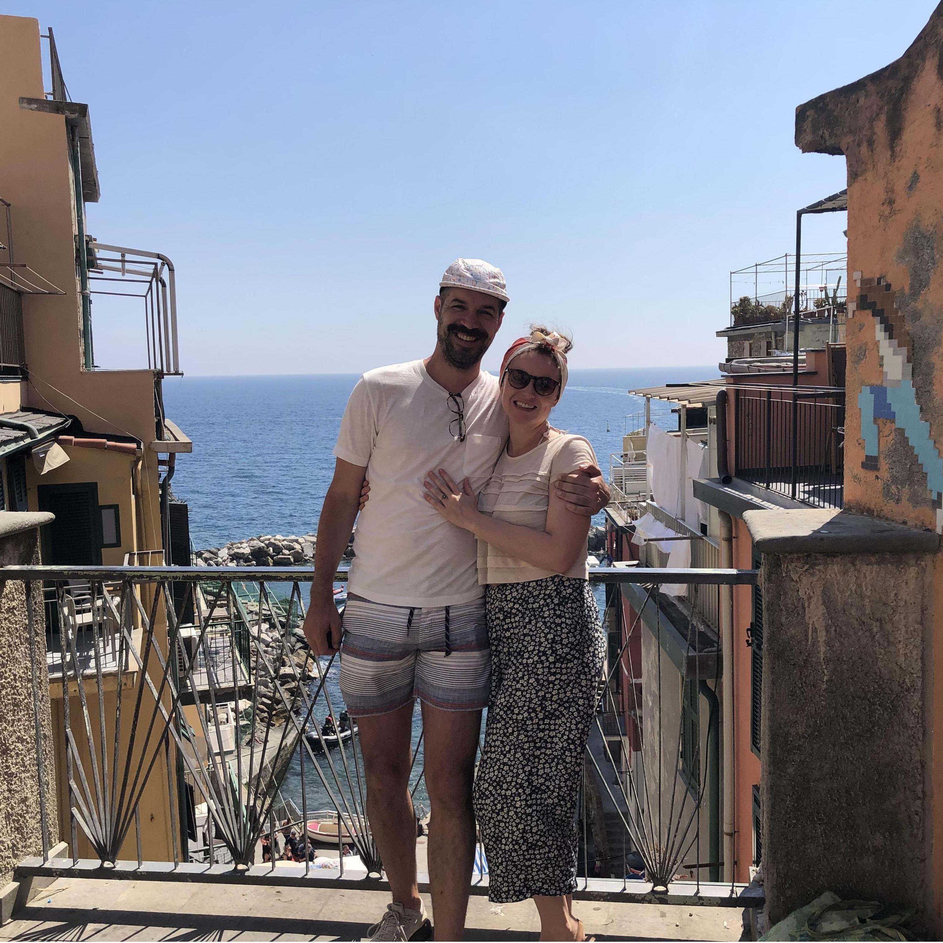 Where Sean proposed! In Riomaggiore, Italy.