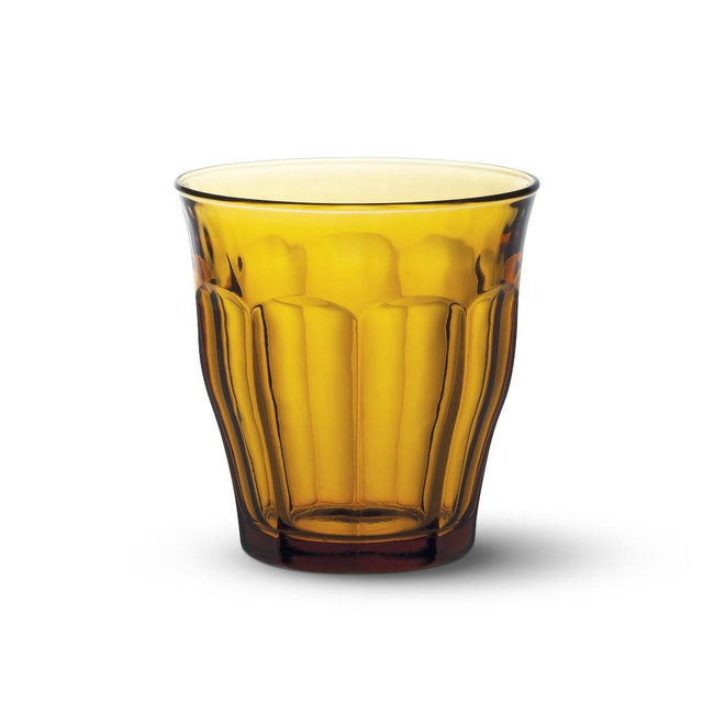 Duralex Picardie Amber Tumblers, 8oz, Set of 6