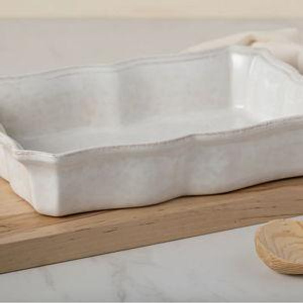 Rectangular Baker Impressions, Casafina by COSTA NOVA - White