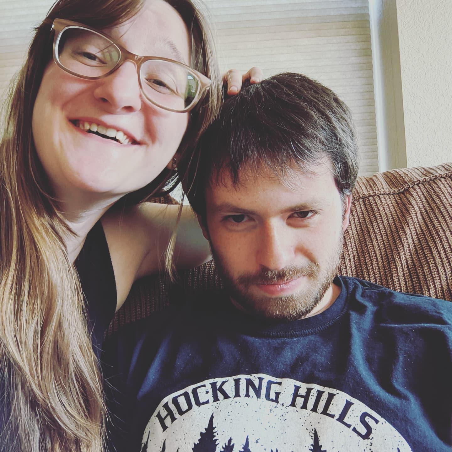 Erica annoying Casey with a camera for Instagram