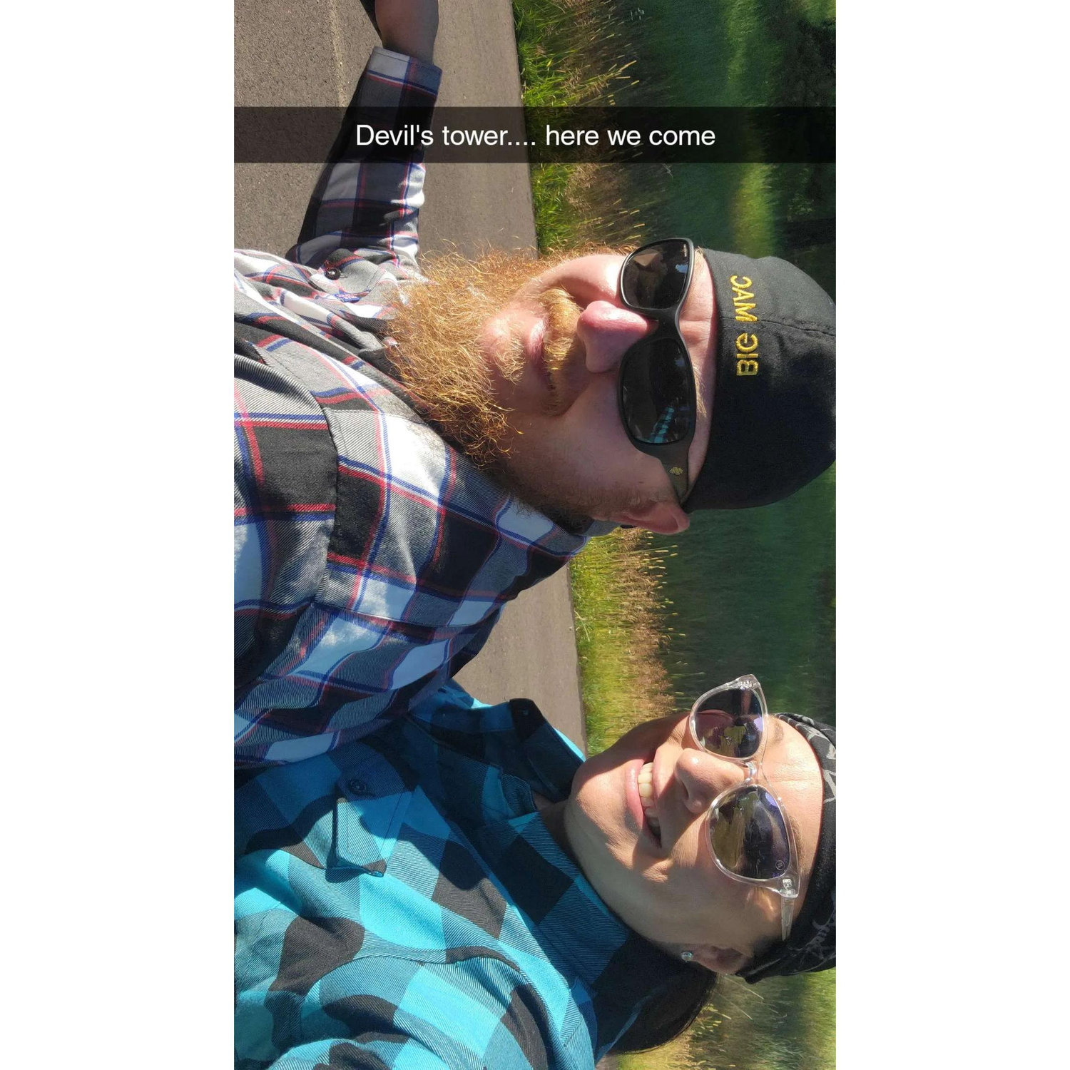 First time heading to Devil's Tower together