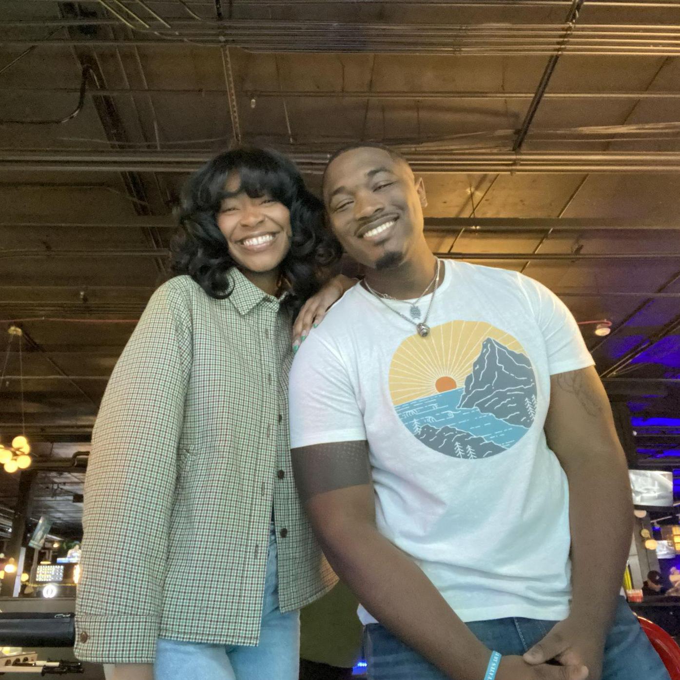 our first photo together (our fourth date)