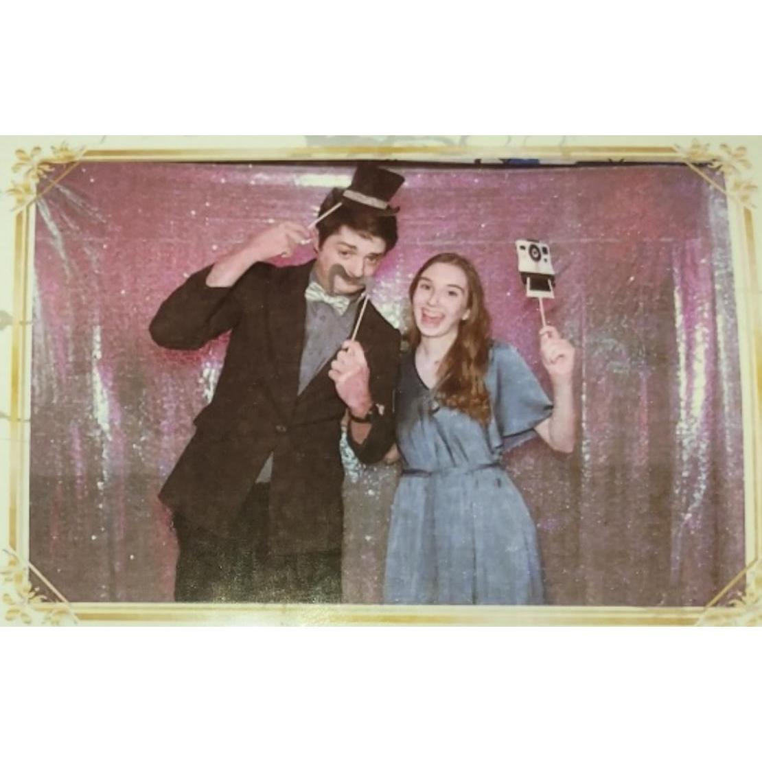 Photo Booth at Megan Fontenot's wedding