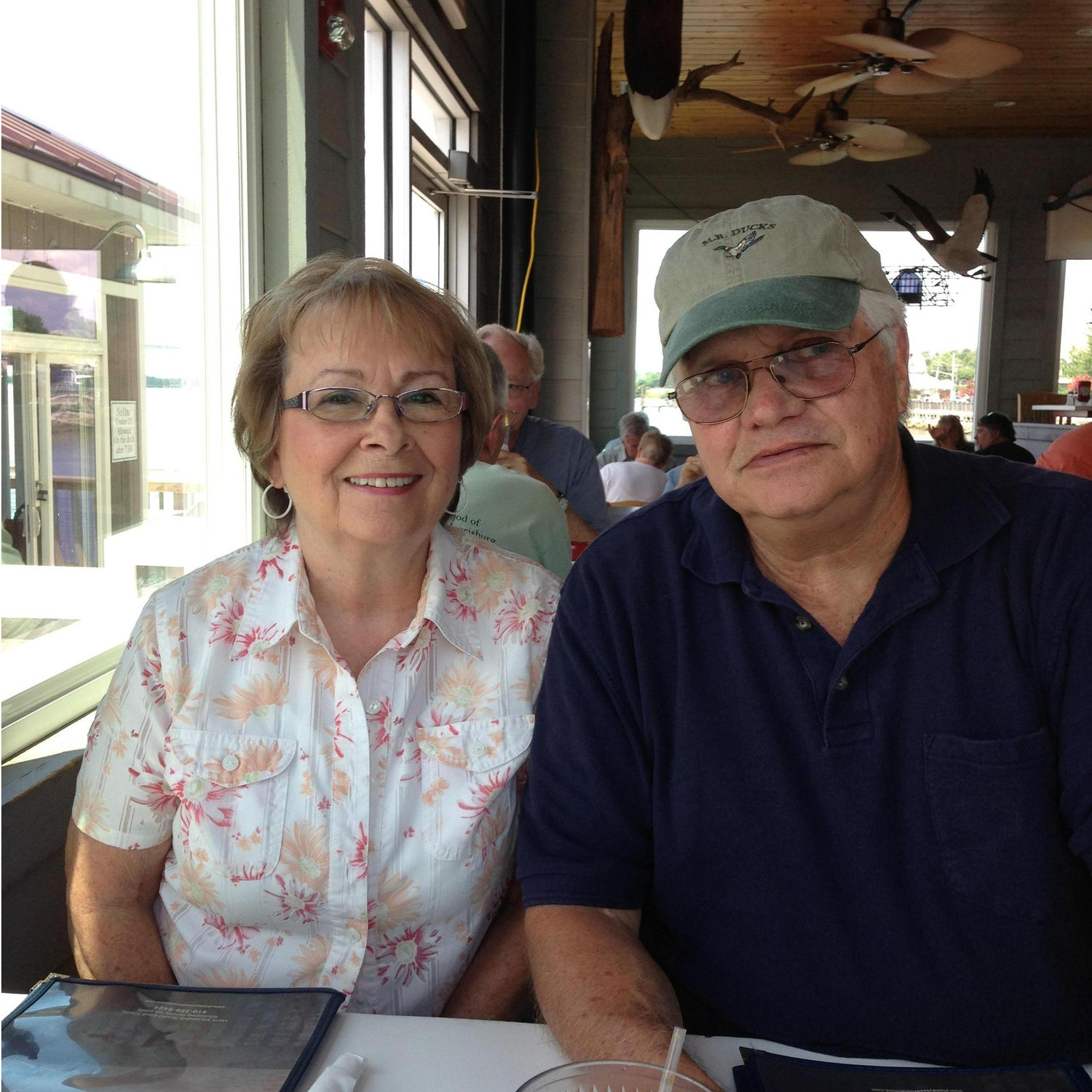 A very handsome couple at The Pier in Solomons.