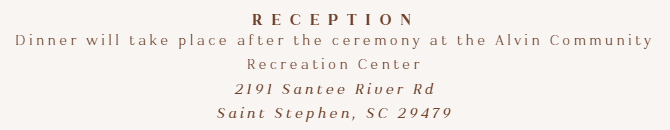 The Wedding Website of Reggie Rabb and O’Dhori Prioleau