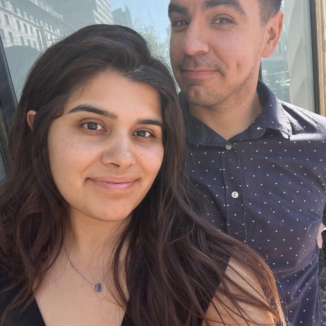 Robert and Madeline when they went to see Les Miserables at the Orpheum Theater in San Francisco