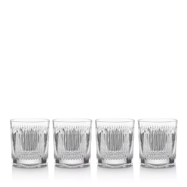 Reed & Barton Hanson Double Old-Fashioned Glass, Set of 4