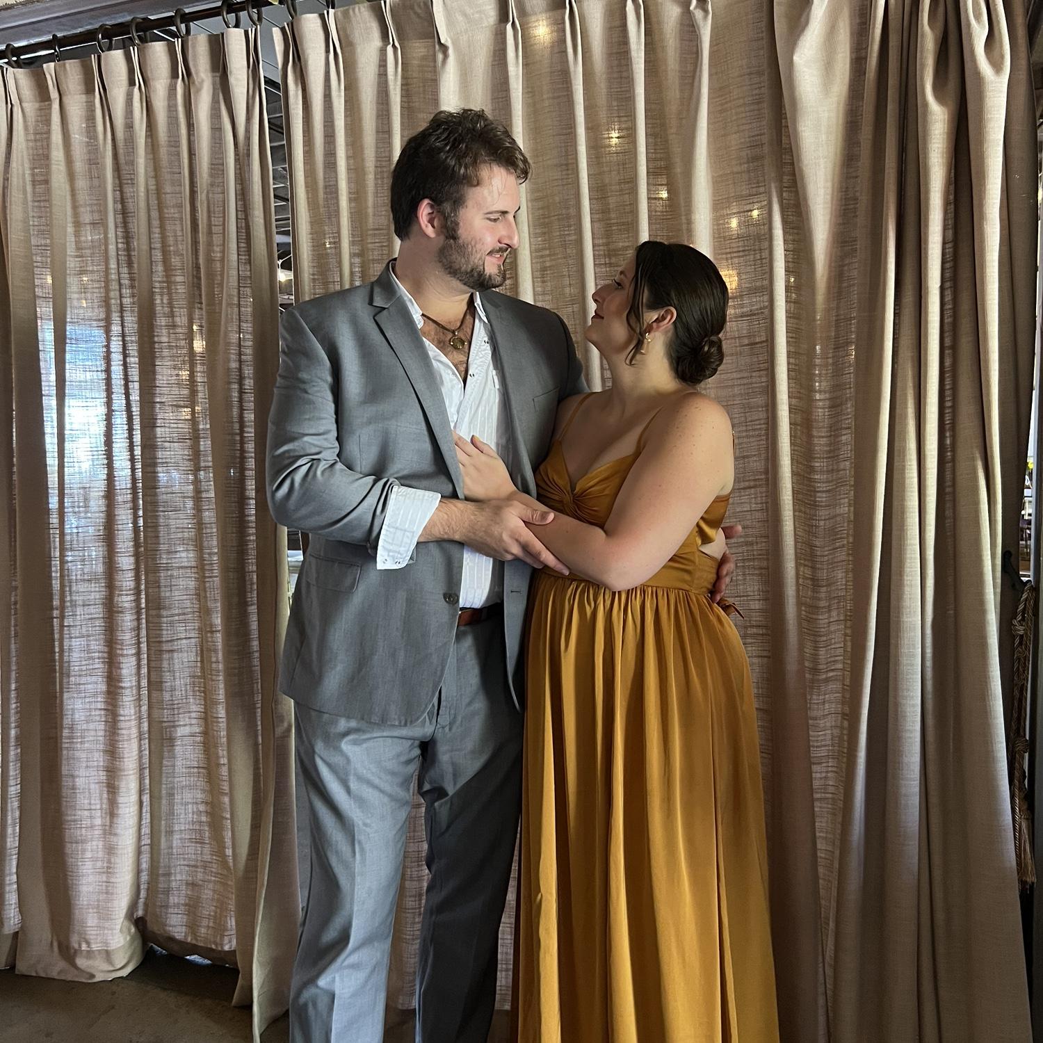 At Molly's best friend's wedding (2025).