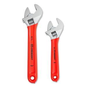 6 in. and 10 in. Adjustable Wrench Set