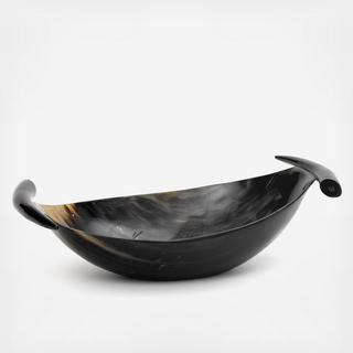 Horn Bowl with Handles