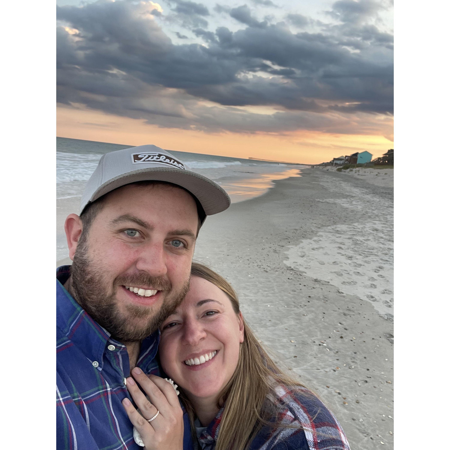 Right after getting engaged :)
