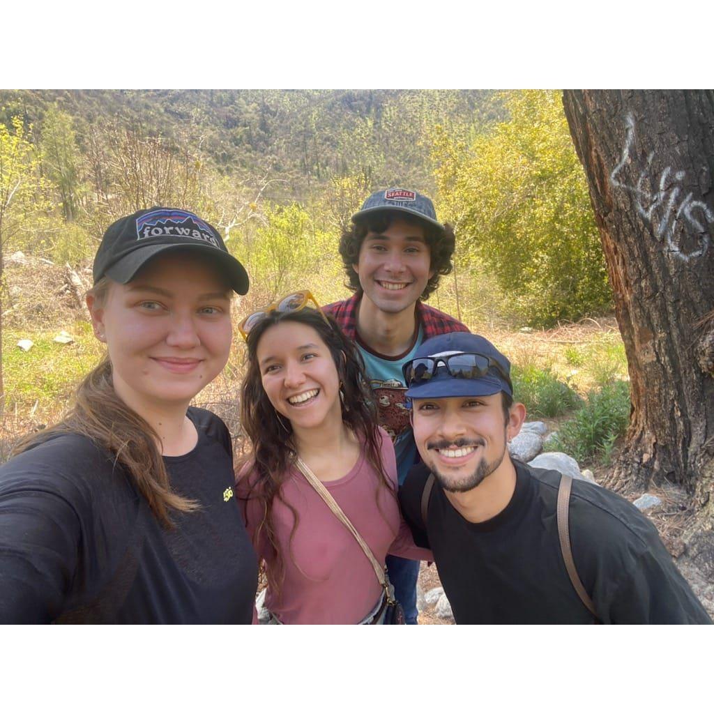 Here, Israel and Zlata, Genesis' brother and sister-in-law/college bff, showed us proper foraging techniques for locating and identifying wild mushroom species. Being in nature together was wondrous.