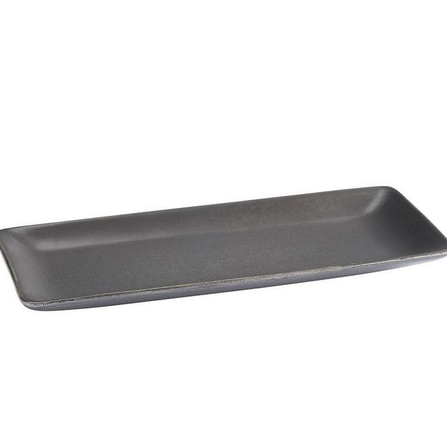 Mason Rectangular Serving Platter, Small - Charcoal