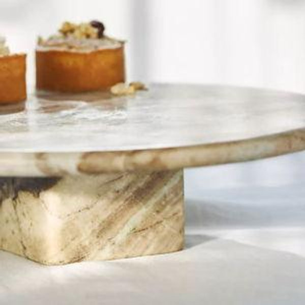 Century Marble Cake Stand