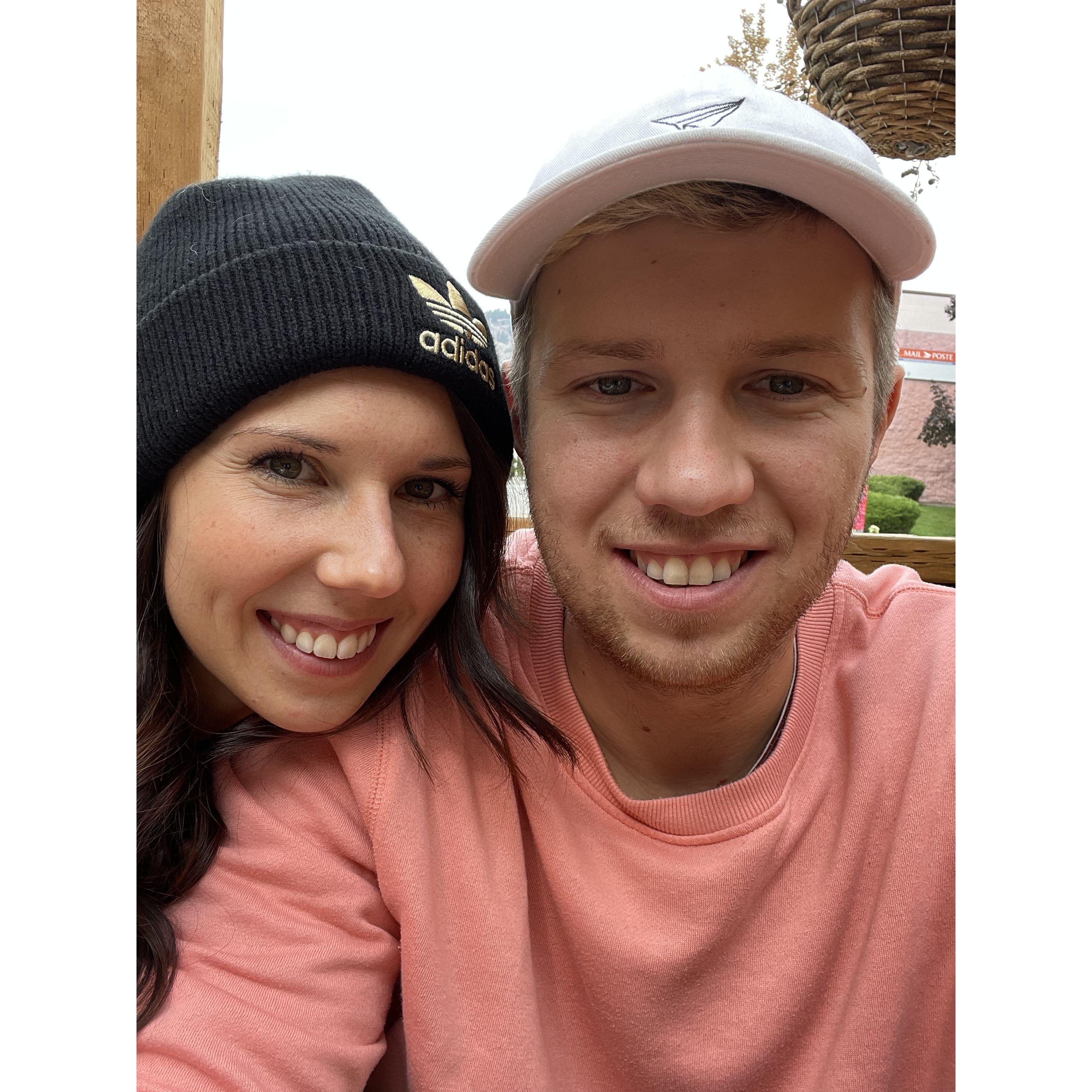 Typical selfie at a brewery in Calgary 