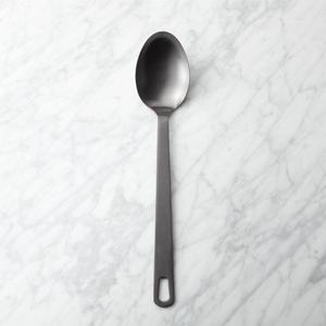 brushed black spoon