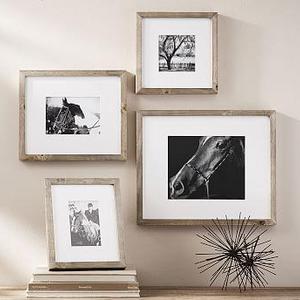Wood Gallery Single Opening Frames - Gray Finish 8x10